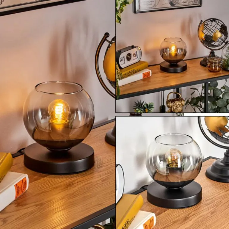Koyoto Lampe à poser 15 cm Clair, Fumé, 1 lumière