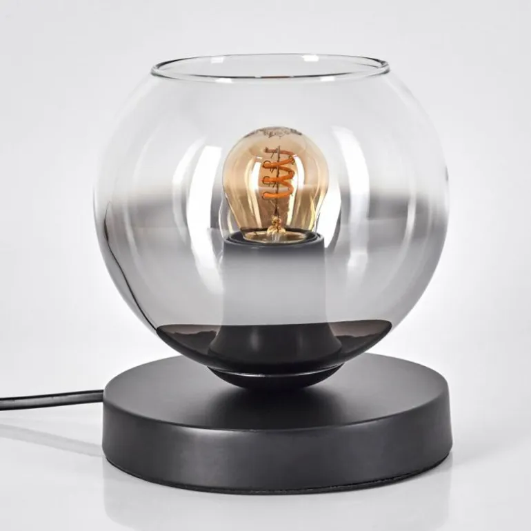 Koyoto Lampe à poser 15 cm Clair, Fumé, 1 lumière