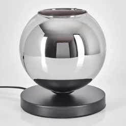 Koyoto Lampe à poser 20 cm Chrome, 1 lumière