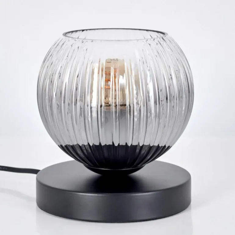 Koyoto Lampe à poser 15 cm Clair, Fumé, 1 lumière