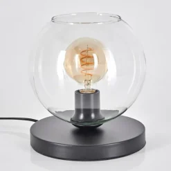Koyoto Lampe à poser 20 cm Noir, 1 lumière