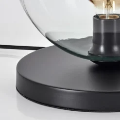 Koyoto Lampe à poser 25 cm Noir, 1 lumière