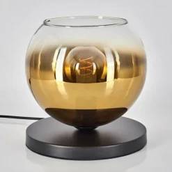 Koyoto Lampe à poser 25 cm Noir, 1 lumière