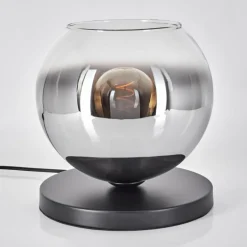 Koyoto Lampe à poser 25 cm Noir, 1 lumière