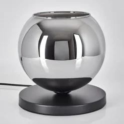 Koyoto Lampe à poser 25 cm Noir, 1 lumière