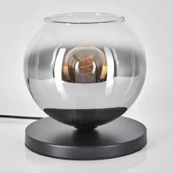 Koyoto Lampe à poser 25 cm Noir, 1 lumière