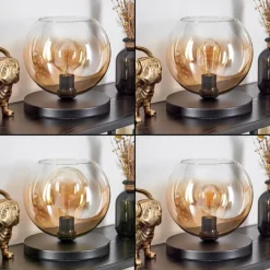 Koyoto Lampe à poser Ambre, Clair, 1 lumière