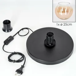 Koyoto Lampe à poser Ambre, Clair, 1 lumière