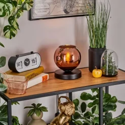 Koyoto Lampe à poser Noir, 1 lumière