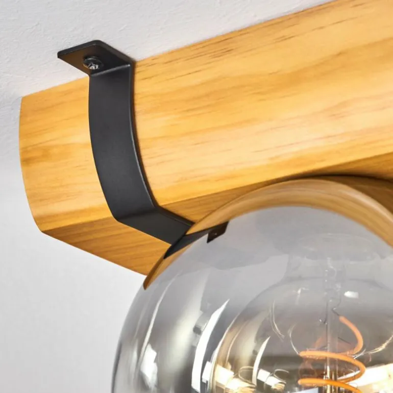 Koyoto Plafonnier, Boule lumineuse Écru, Noir, 3 lumières