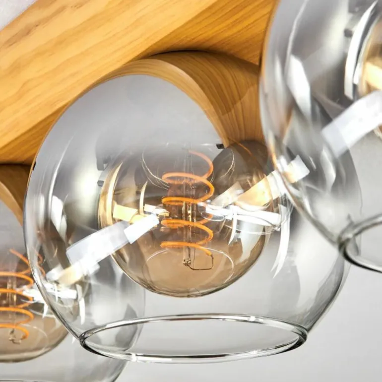Koyoto Plafonnier, Boule lumineuse Écru, Noir, 3 lumières