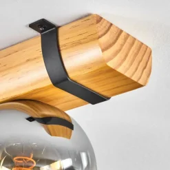 Koyoto Plafonnier, Boule lumineuse Écru, Noir, 5 lumières