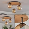 Koyoto Plafonnier, Boule lumineuse Écru, Noir, 3 lumières