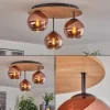 Koyoto Plafonnier, Boule lumineuse Écru, Noir, 3 lumières