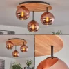 Koyoto Plafonnier, Boule lumineuse Écru, Noir, 3 lumières