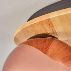 Koyoto Plafonnier, Boule lumineuse 40 cm Écru, Noir, 3 lumières