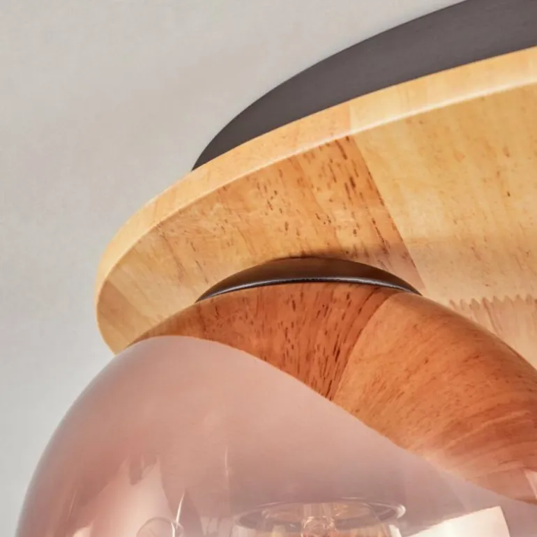 Koyoto Plafonnier, Boule lumineuse 40 cm Écru, Noir, 3 lumières