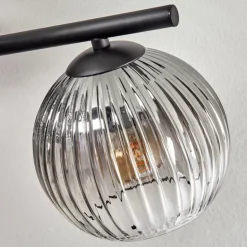 Koyoto Plafonnier, Boule lumineuse Clair, Fumé, 4 lumières