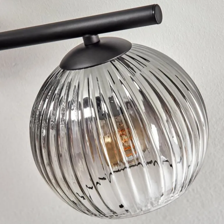 Koyoto Plafonnier, Boule lumineuse Clair, Fumé, 4 lumières
