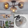 Koyoto Plafonnier, Boule lumineuse Clair, Fumé, 3 lumières