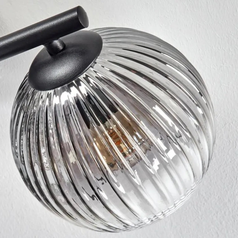 Koyoto Plafonnier, Boule lumineuse Clair, Fumé, 3 lumières