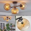 Koyoto Plafonnier, Boule lumineuse Ambre, 3 lumières