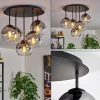 Koyoto Plafonnier, Boule lumineuse 45 cm Clair, Fumé, 5 lumières