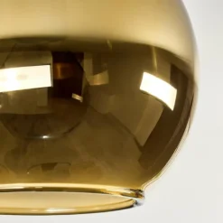 Koyoto Plafonnier, Boule lumineuse 45 cm Or, 5 lumières