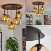 Koyoto Plafonnier, Boule lumineuse 45 cm Ambre, 5 lumières