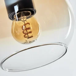 Koyoto Suspension Ambre, Clair, 4 lumières