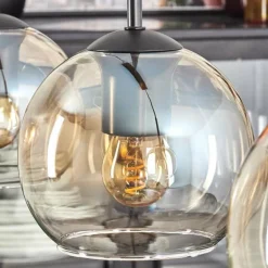 Koyoto Suspension Ambre, Clair, 3 lumières