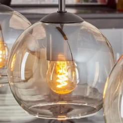 Koyoto Suspension Ambre, Clair, 3 lumières