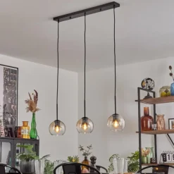 Koyoto Suspension Ambre, Clair, 3 lumières