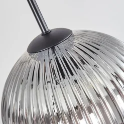 Koyoto Suspension, Boule lumineuse 35 cm Clair, Fumé, 4 lumières