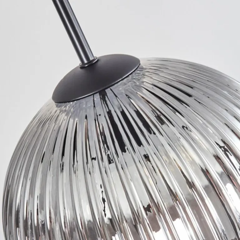 Koyoto Suspension, Boule lumineuse 35 cm Clair, Fumé, 4 lumières