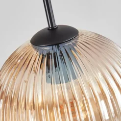Koyoto Suspension, Boule lumineuse 35 cm Ambre, Clair, 4 lumières