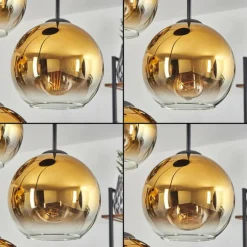 Koyoto Suspension, Boule lumineuse Or, Clair, 4 lumières