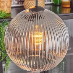 Koyoto Suspension, Boule lumineuse, Suspension Clair, Fumé, 4 lumières