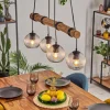 Koyoto Suspension, Boule lumineuse, Suspension Écru, Noir, 4 lumières