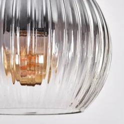 Koyoto Suspension, Boule lumineuse, Suspension Écru, Noir, 4 lumières