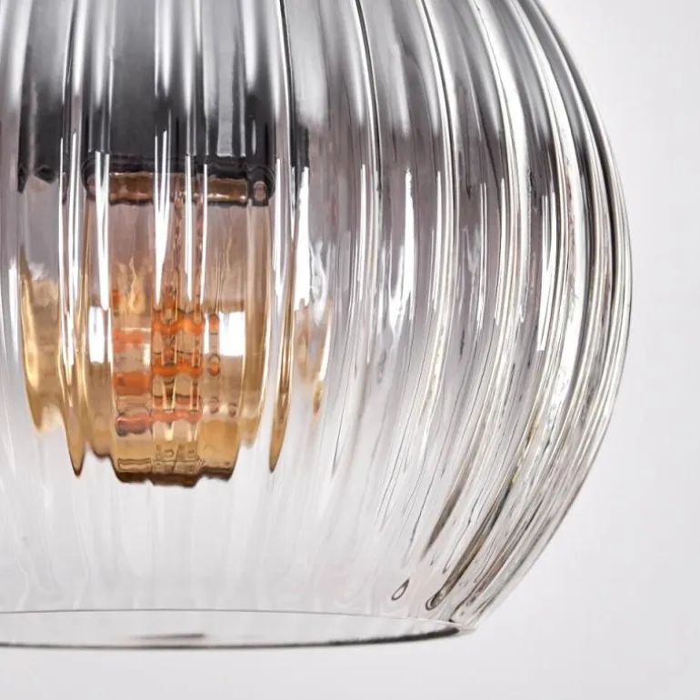 Koyoto Suspension, Boule lumineuse, Suspension Écru, Noir, 4 lumières