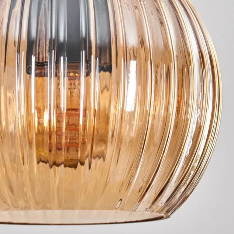 Koyoto Suspension, Boule lumineuse, Suspension Écru, Noir, 4 lumières