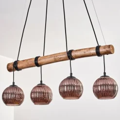 Koyoto Suspension, Boule lumineuse, Suspension Écru, Noir, 4 lumières