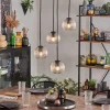 Koyoto Suspension, Boule lumineuse, Suspension 35 cm Clair, 4 lumières