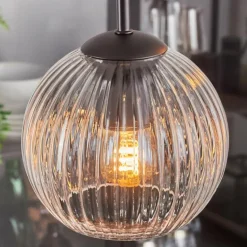 Koyoto Suspension, Boule lumineuse, Suspension 35 cm Clair, 4 lumières