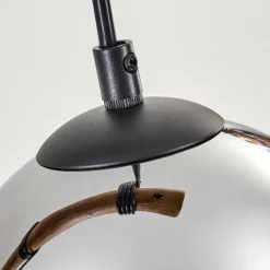 Koyoto Suspension, Boule lumineuse, Suspension Écru, Noir, 4 lumières