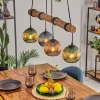 Koyoto Suspension, Boule lumineuse, Suspension Écru, Noir, 4 lumières