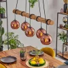 Koyoto Suspension, Boule lumineuse, Suspension Écru, Noir, 5 lumières