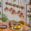 Koyoto Suspension, Boule lumineuse, Suspension Écru, Noir, 5 lumières