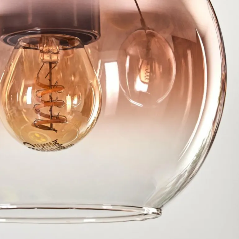 Koyoto Suspension, Boule lumineuse, Suspension Écru, Noir, 5 lumières